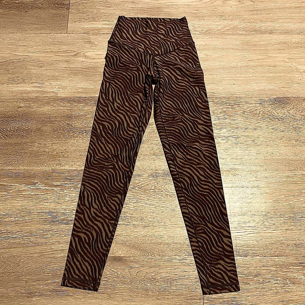 aerie - Offline Leggings - Brown Zebra Print - XS